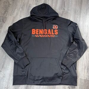 Cincinnati Bengals Nike Sideline Circuit Pullover Performance Hoodie 3XL XXXL